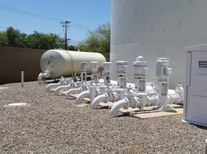 Booster Pumps and Water Storage Tanks